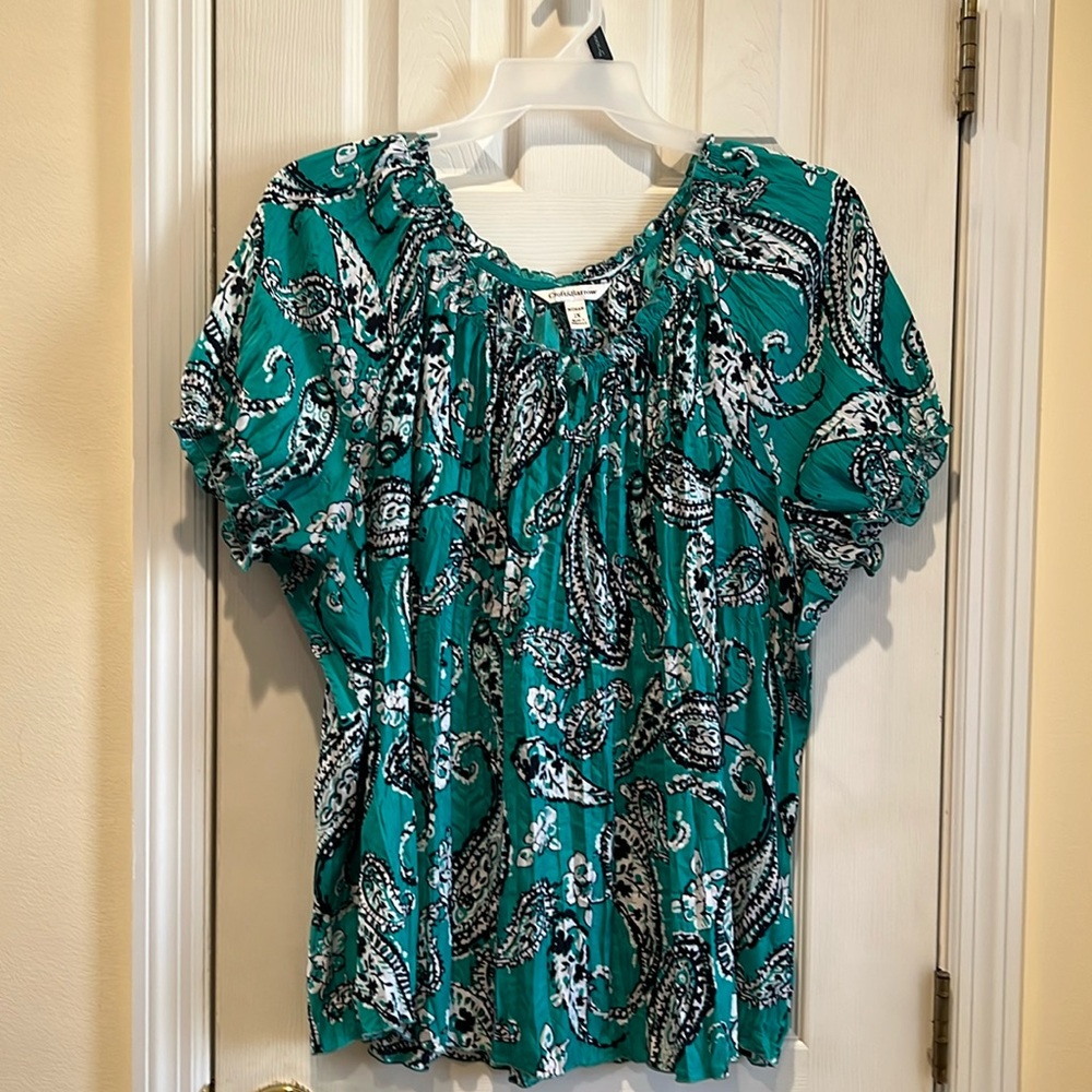 Beautiful paisley print top